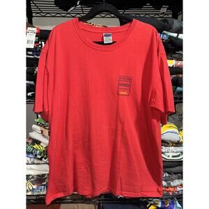 Vintage 90s Nautica Marine Denim Red Shirt Size Xxl